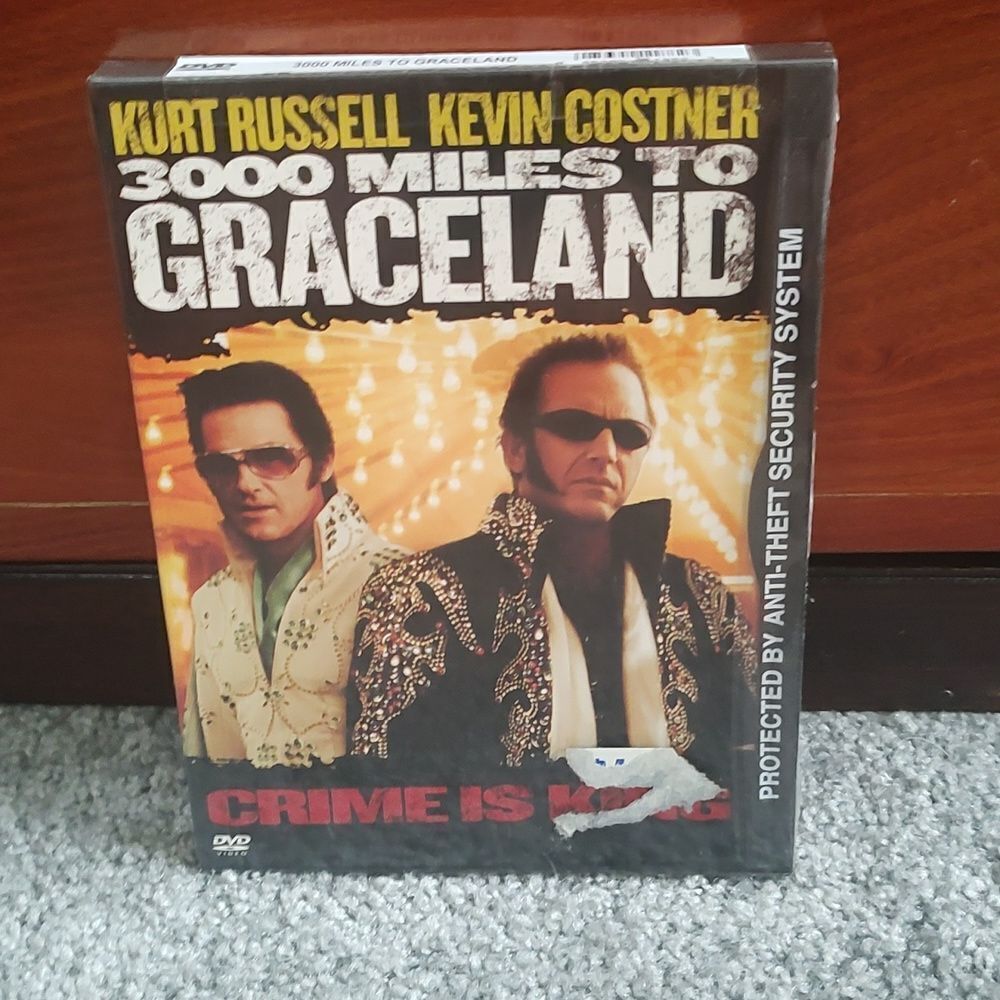 3000 Miles to Graceland DVD 2001 - Kurt Russell, Kevin Costner - New & Sealed